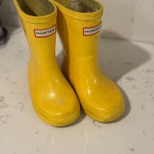 Hunter Vibrant Yellow Waterproof Boots